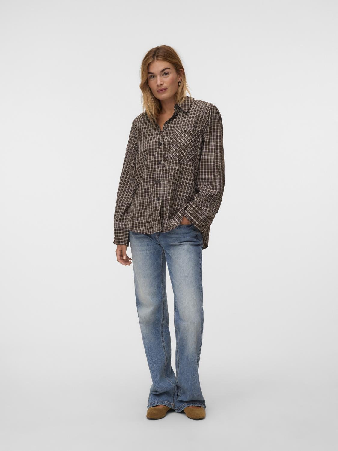VMKARA Shirt - Chocolate Torte - VERO MODA & VILA Bergvik